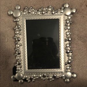 Silver mickey head frame